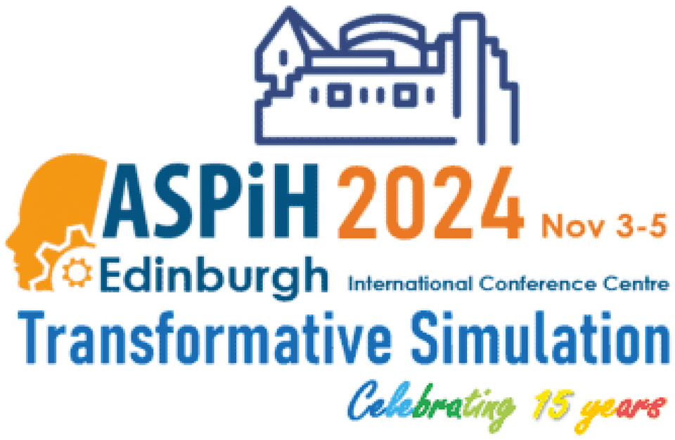 Logo of the 15th annual conference of the Association for Simulated Practice in Healthcare.